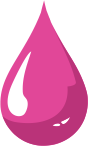 image of pink ink drop